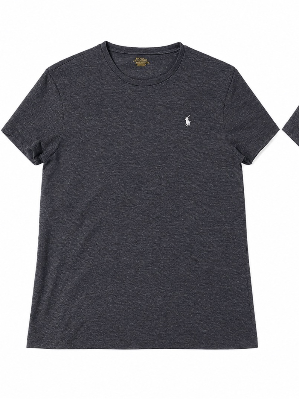 Polo Ralph Lauren Men’s XXL Grey Heather Crewneck T-Shirt Pony Logo 100% Cotton